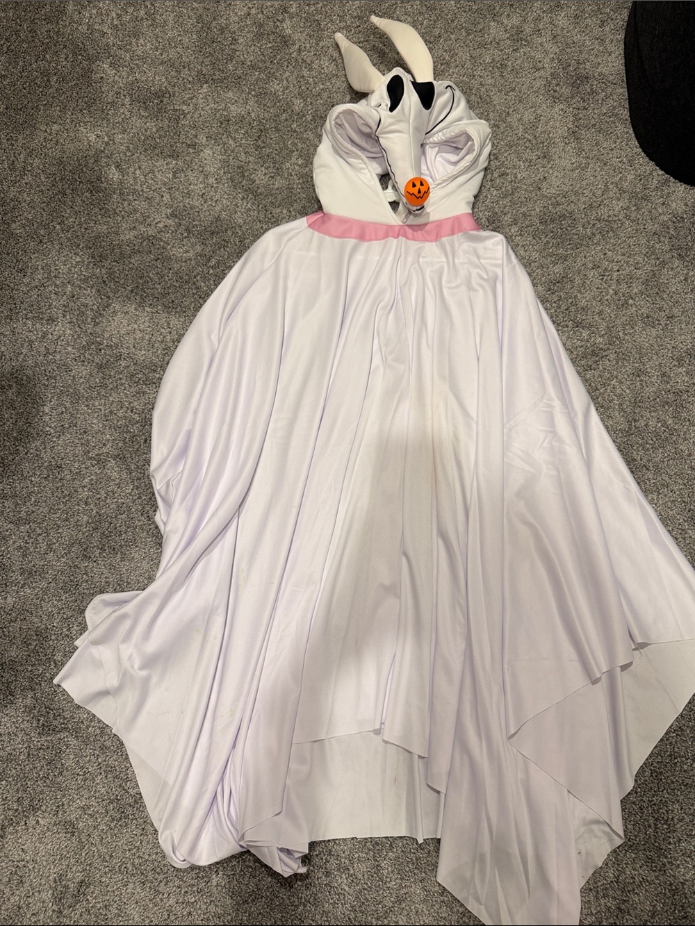 Adult Nightmare Before Christmas Zero Costume Poncho
